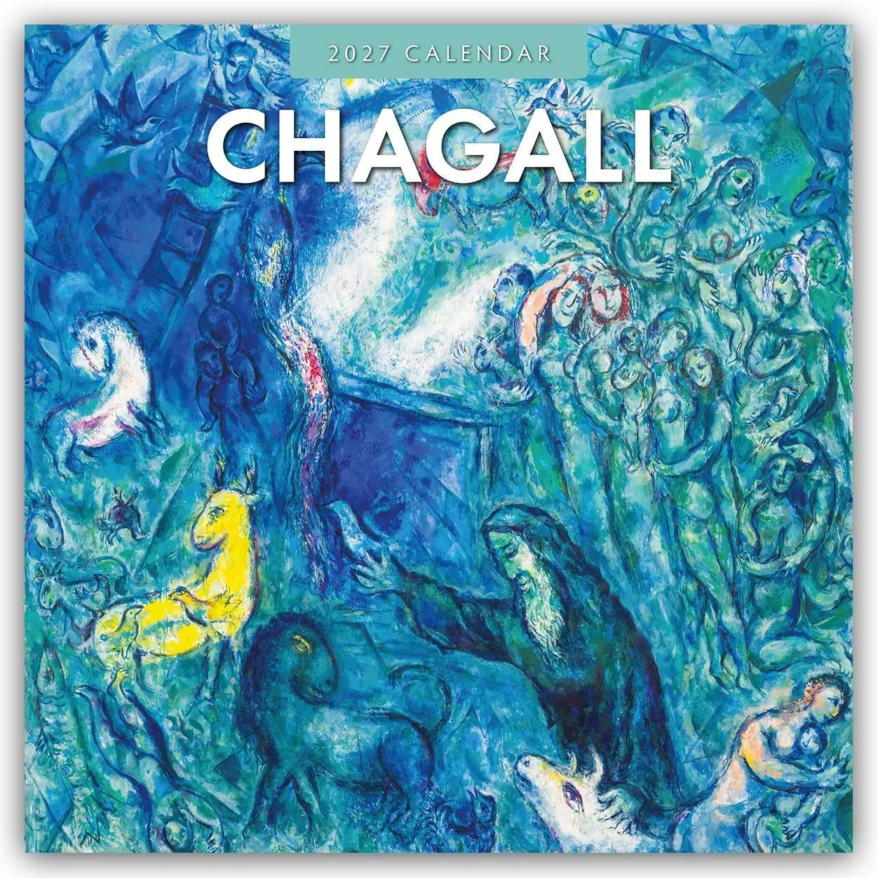 Cover: 9781837013395 | Marc Chagall 2027 - 16-Monatskalender | Robin Red | Kalender | 28 S.