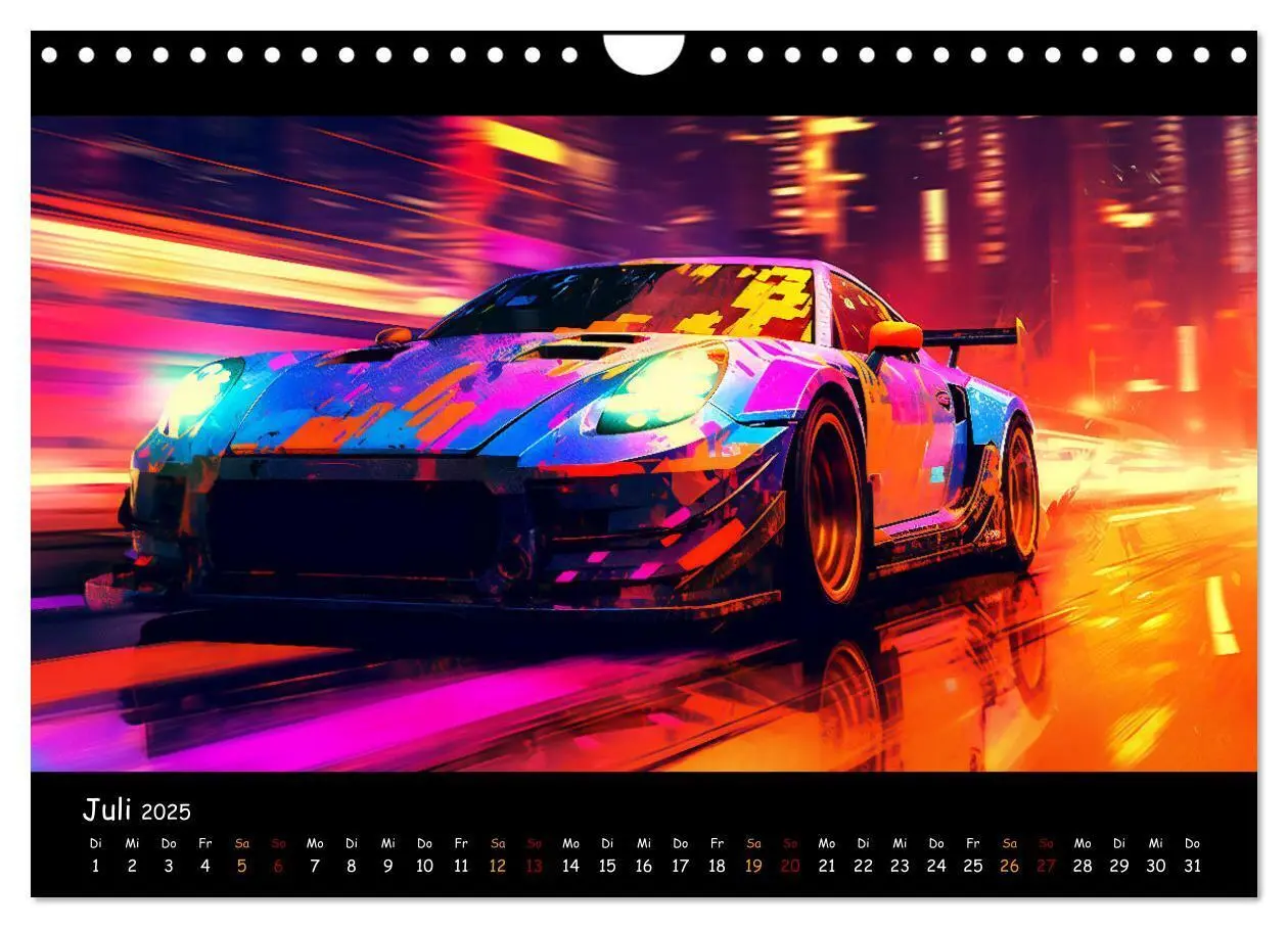 Bild: 9783435013395 | Im Rausch der Geschwindigkeit (Wandkalender 2025 DIN A4 quer),...