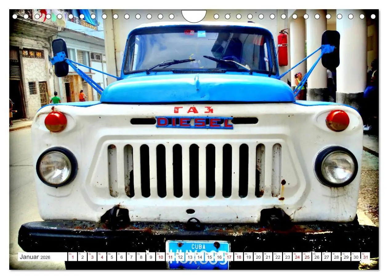 Bild: 9783457343395 | GAZ - LKW-Oldtimer der UdSSR (Wandkalender 2026 DIN A4 quer),...
