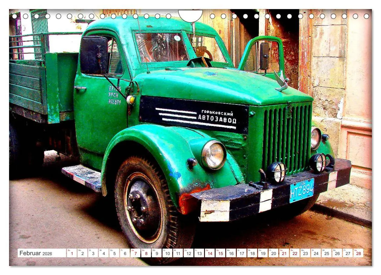 Bild: 9783457343395 | GAZ - LKW-Oldtimer der UdSSR (Wandkalender 2026 DIN A4 quer),...