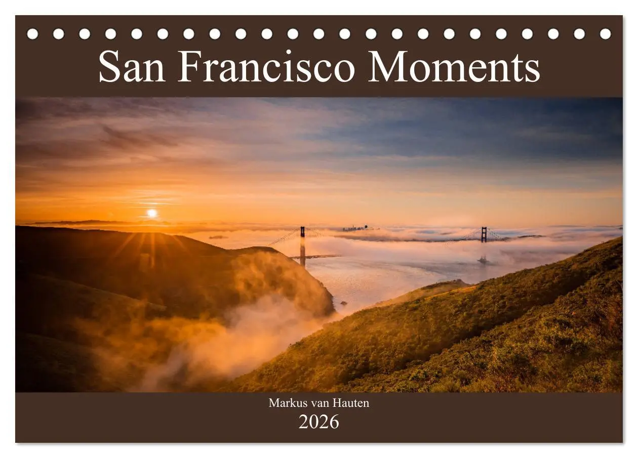 Cover: 9783457893395 | San Francisco Moments (Tischkalender 2026 DIN A5 quer), CALVENDO...