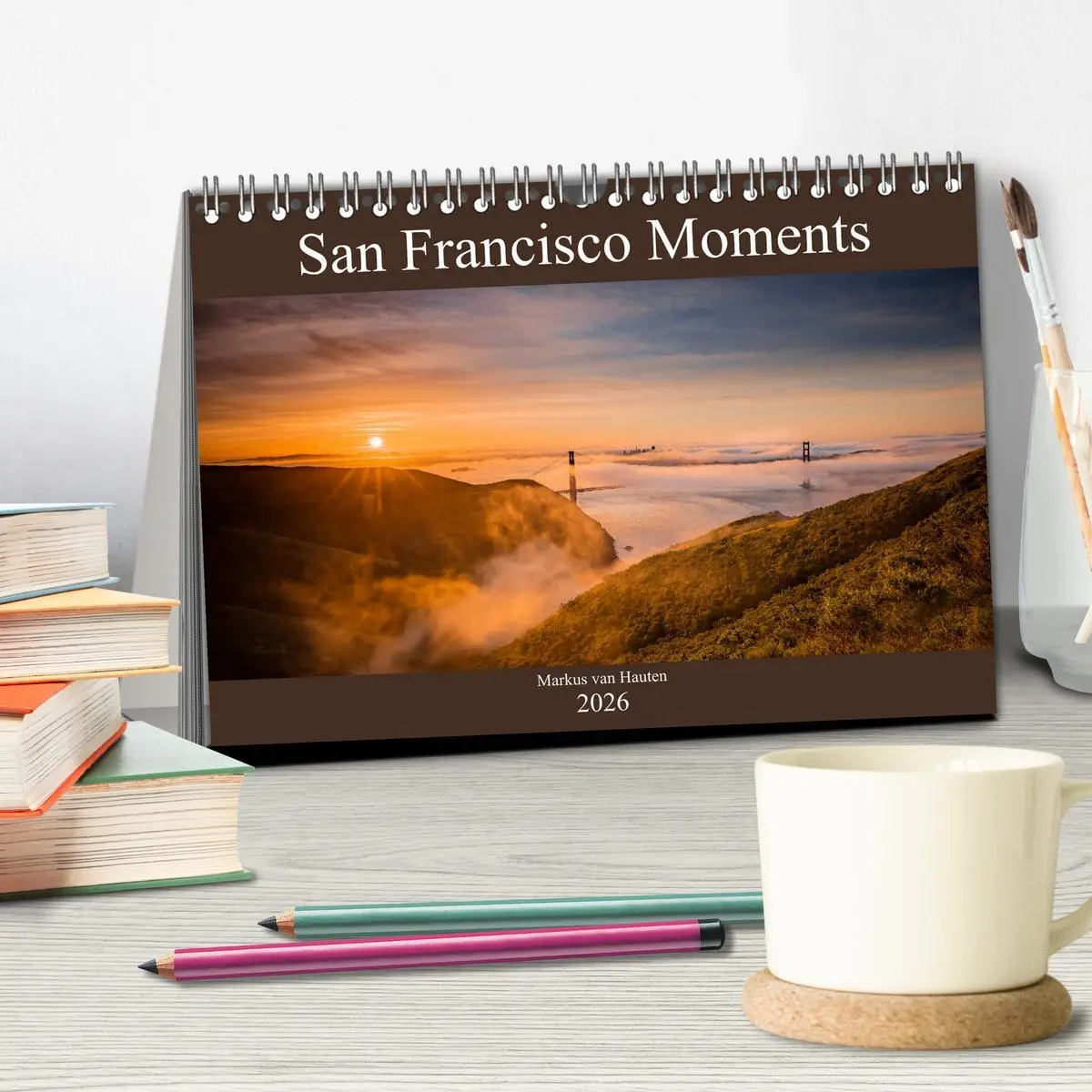 Bild: 9783457893395 | San Francisco Moments (Tischkalender 2026 DIN A5 quer), CALVENDO...