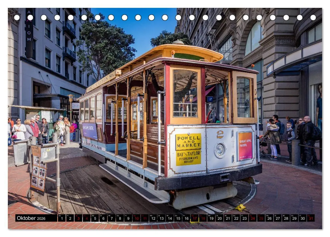 Bild: 9783457893395 | San Francisco Moments (Tischkalender 2026 DIN A5 quer), CALVENDO...