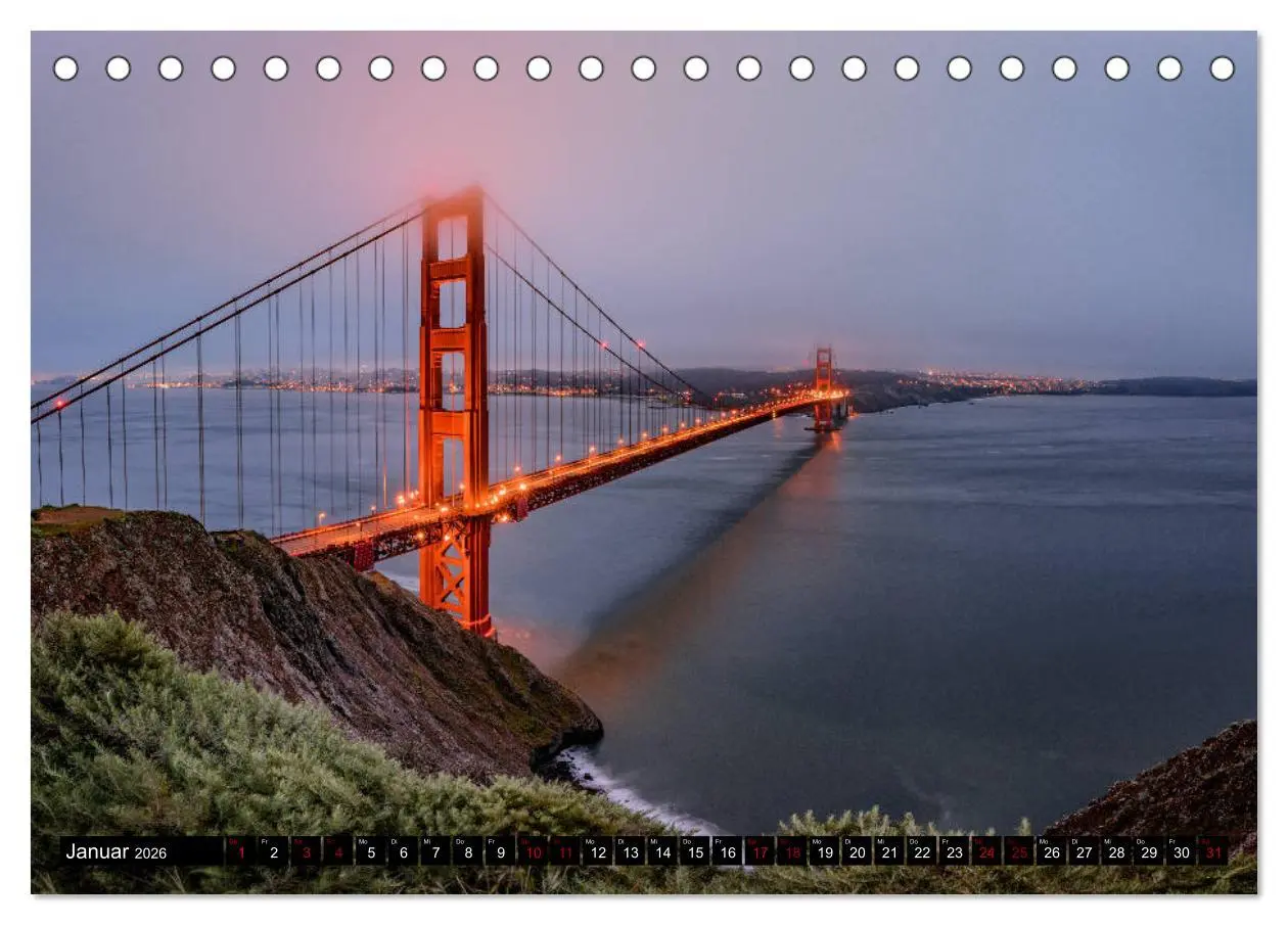 Bild: 9783457893395 | San Francisco Moments (Tischkalender 2026 DIN A5 quer), CALVENDO...