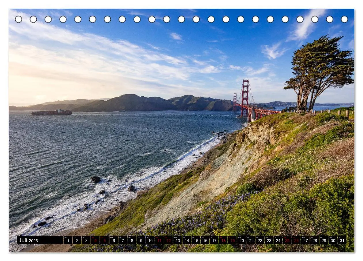 Bild: 9783457893395 | San Francisco Moments (Tischkalender 2026 DIN A5 quer), CALVENDO...