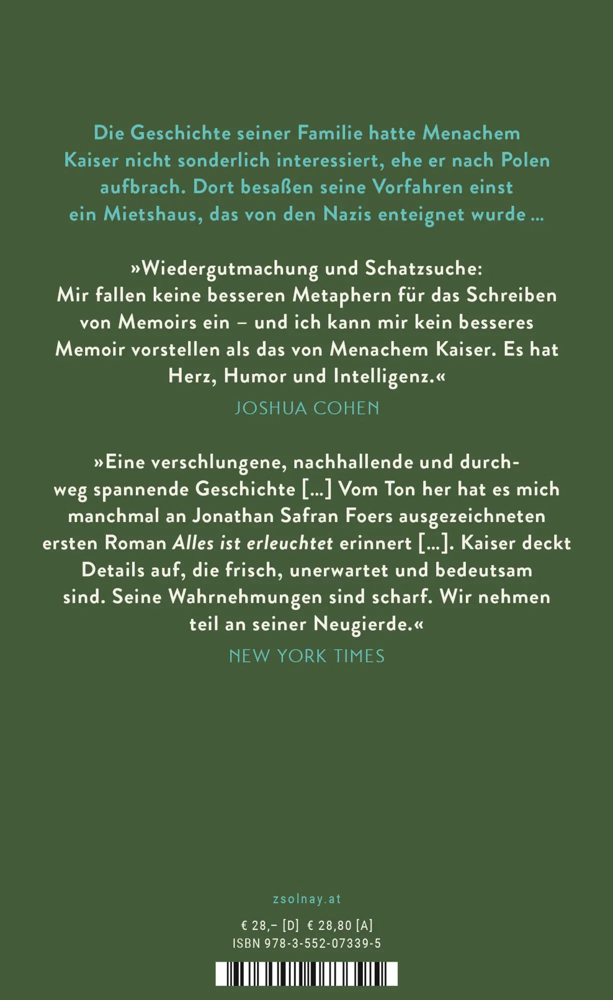 Bild: 9783552073395 | Kajzer | Mein Familienerbe und das Abenteuer der Erinnerung | Kaiser