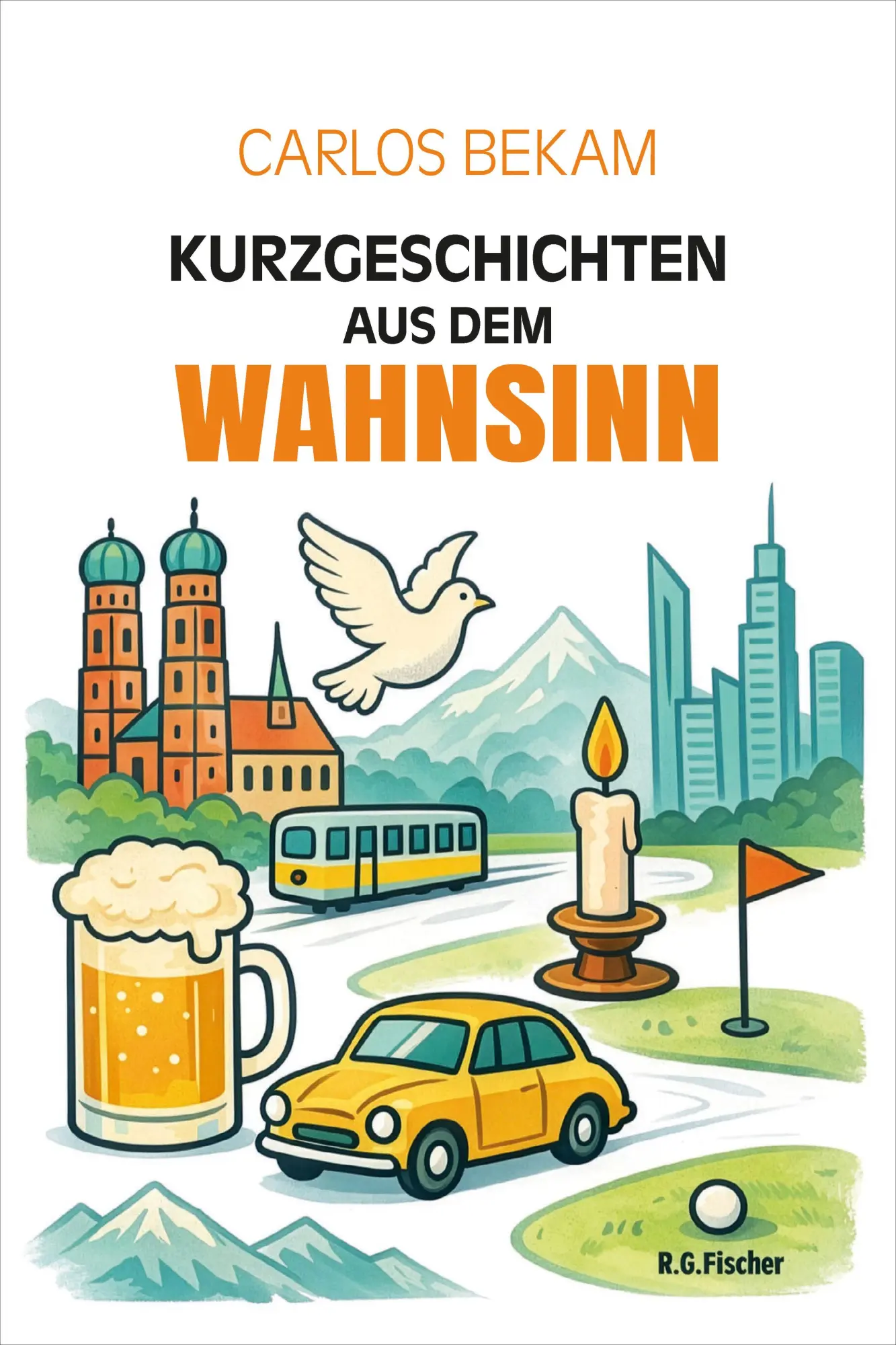 Cover: 9783830193395 | Kurzgeschichten aus dem Wahnsinn | Carlos Bekam | Taschenbuch | 124 S.