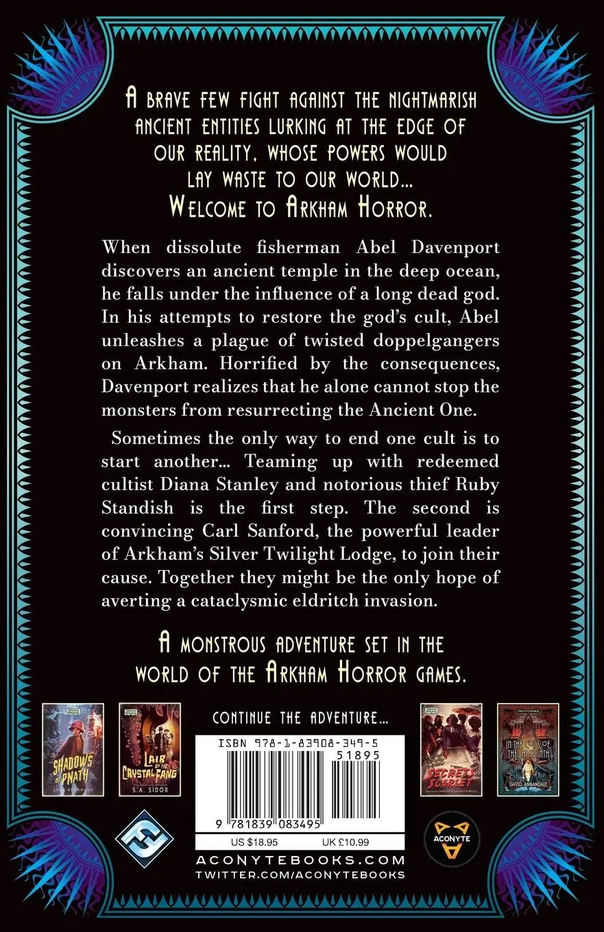 Rückseite: 9781839083495 | The Ravening Deep | An Arkham Horror Novel | Tim Pratt | Taschenbuch