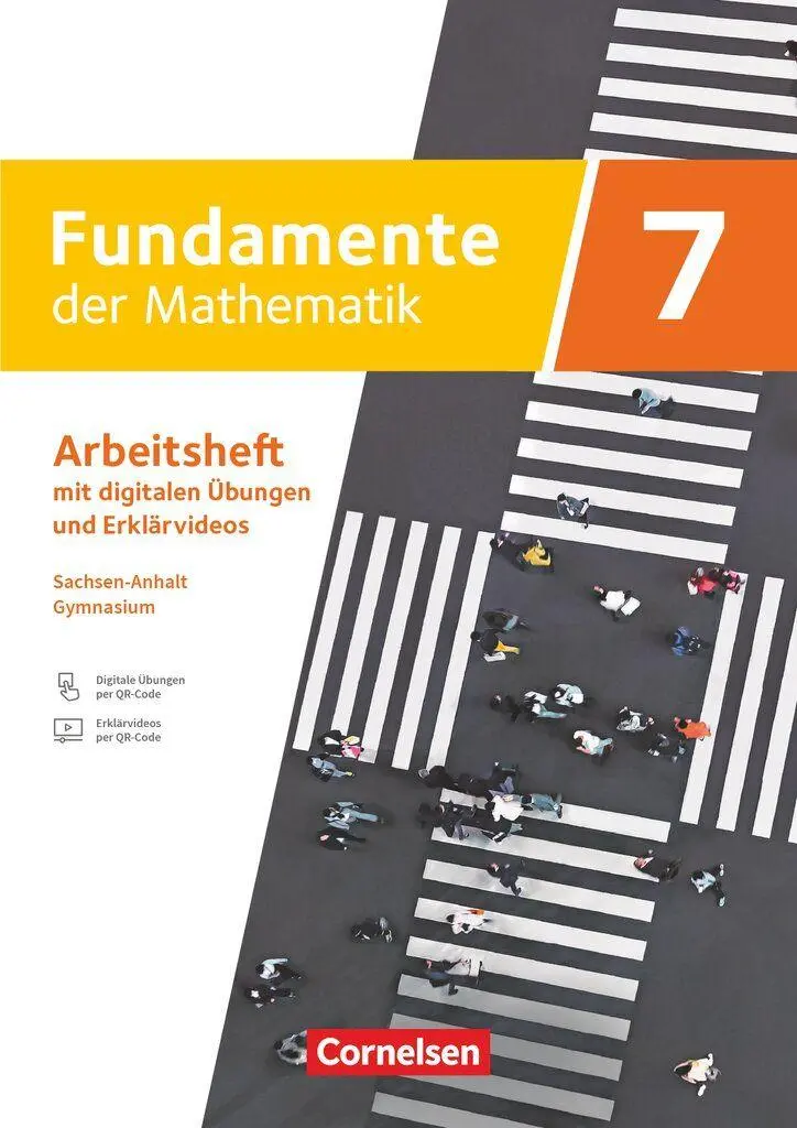 Cover: 9783060003495 | Fundamente der Mathematik 7. Schuljahr - Sachsen-Anhalt ab 2024 -...