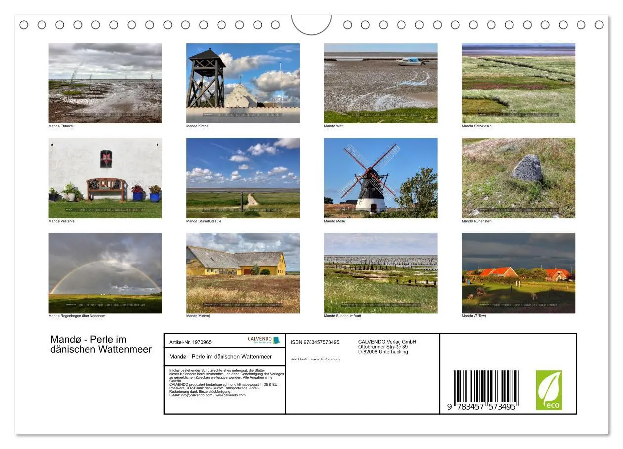Bild: 9783457573495 | Mandø - Perle im dänischen Wattenmeer (Wandkalender 2026 DIN A4...
