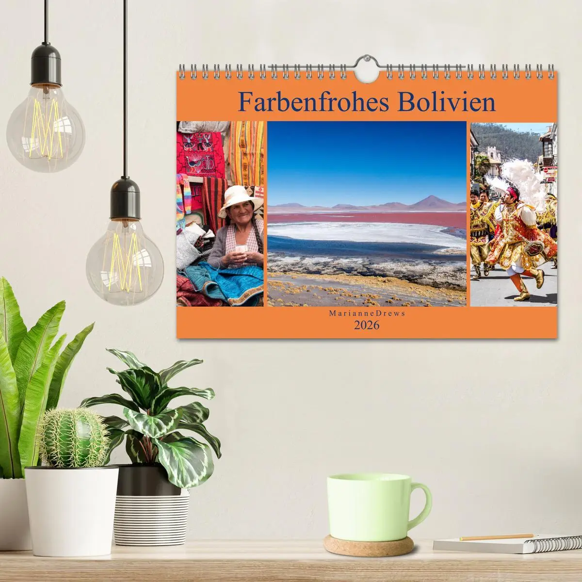 Bild: 9783457883495 | Farbenfrohes Bolivien (Wandkalender 2026 DIN A4 quer), CALVENDO...