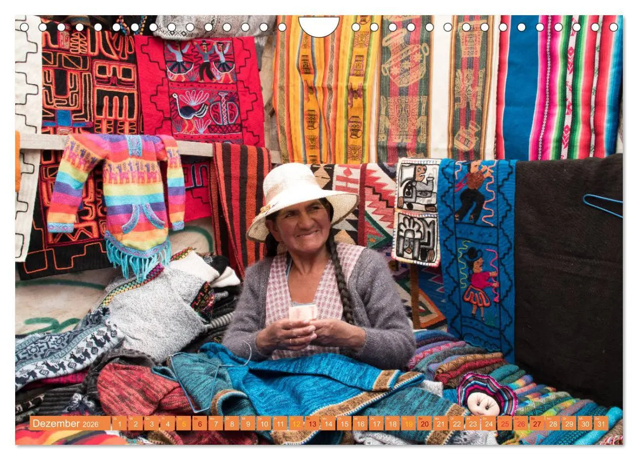 Bild: 9783457883495 | Farbenfrohes Bolivien (Wandkalender 2026 DIN A4 quer), CALVENDO...