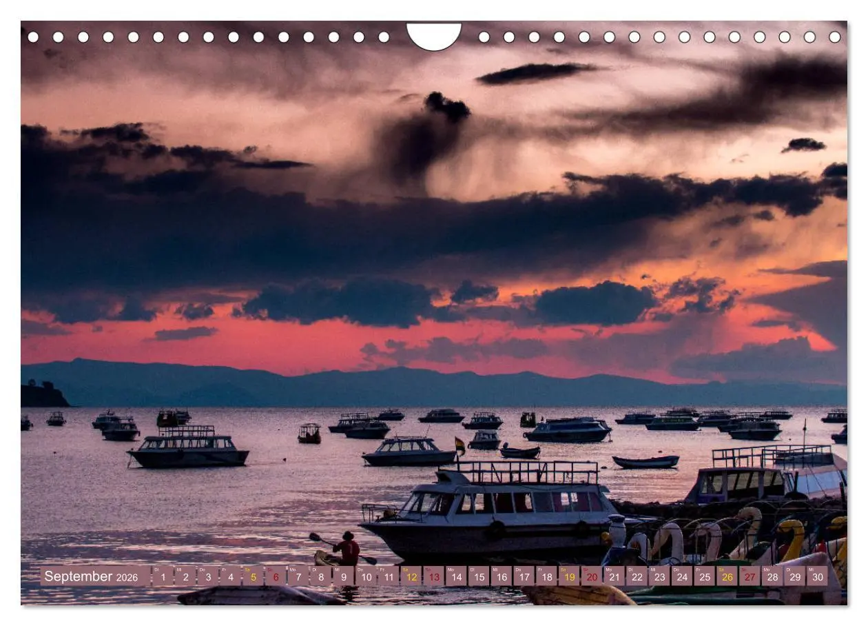 Bild: 9783457883495 | Farbenfrohes Bolivien (Wandkalender 2026 DIN A4 quer), CALVENDO...