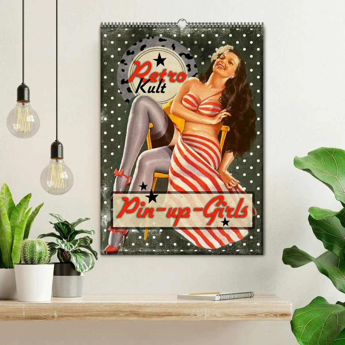 Bild: 9783516353495 | Retro Kult Pin-up-Girls (Wandkalender 2026 DIN A2 hoch), CALVENDO...