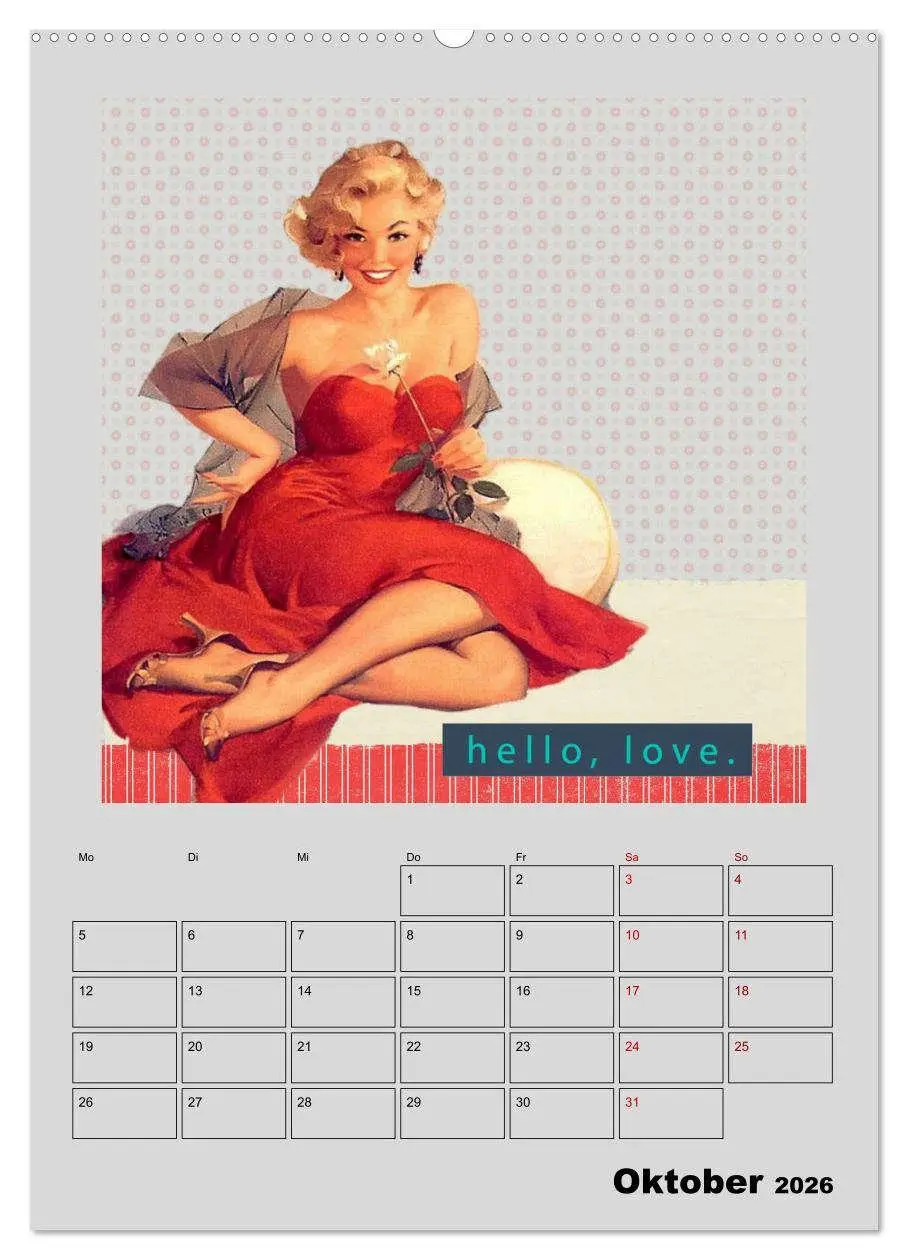 Bild: 9783516353495 | Retro Kult Pin-up-Girls (Wandkalender 2026 DIN A2 hoch), CALVENDO...