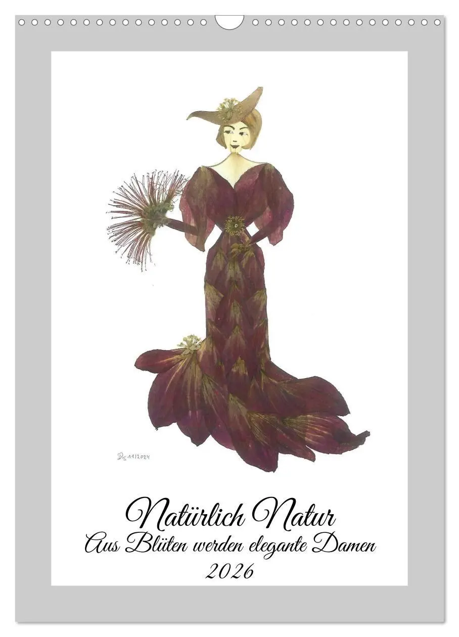 Cover: 9783516593495 | Aus Blüten werden elegante Damen (Wandkalender 2026 DIN A3 hoch),...