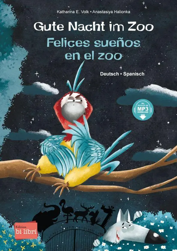 Cover: 9783695003495 | Gute Nacht im Zoo (Deutsch-Spanisch) | Katharina E. Volk | Buch | 2026
