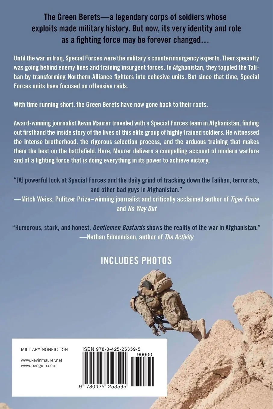 Rückseite: 9780425253595 | Gentlemen Bastards | Kevin Maurer | Taschenbuch | Englisch | 2013