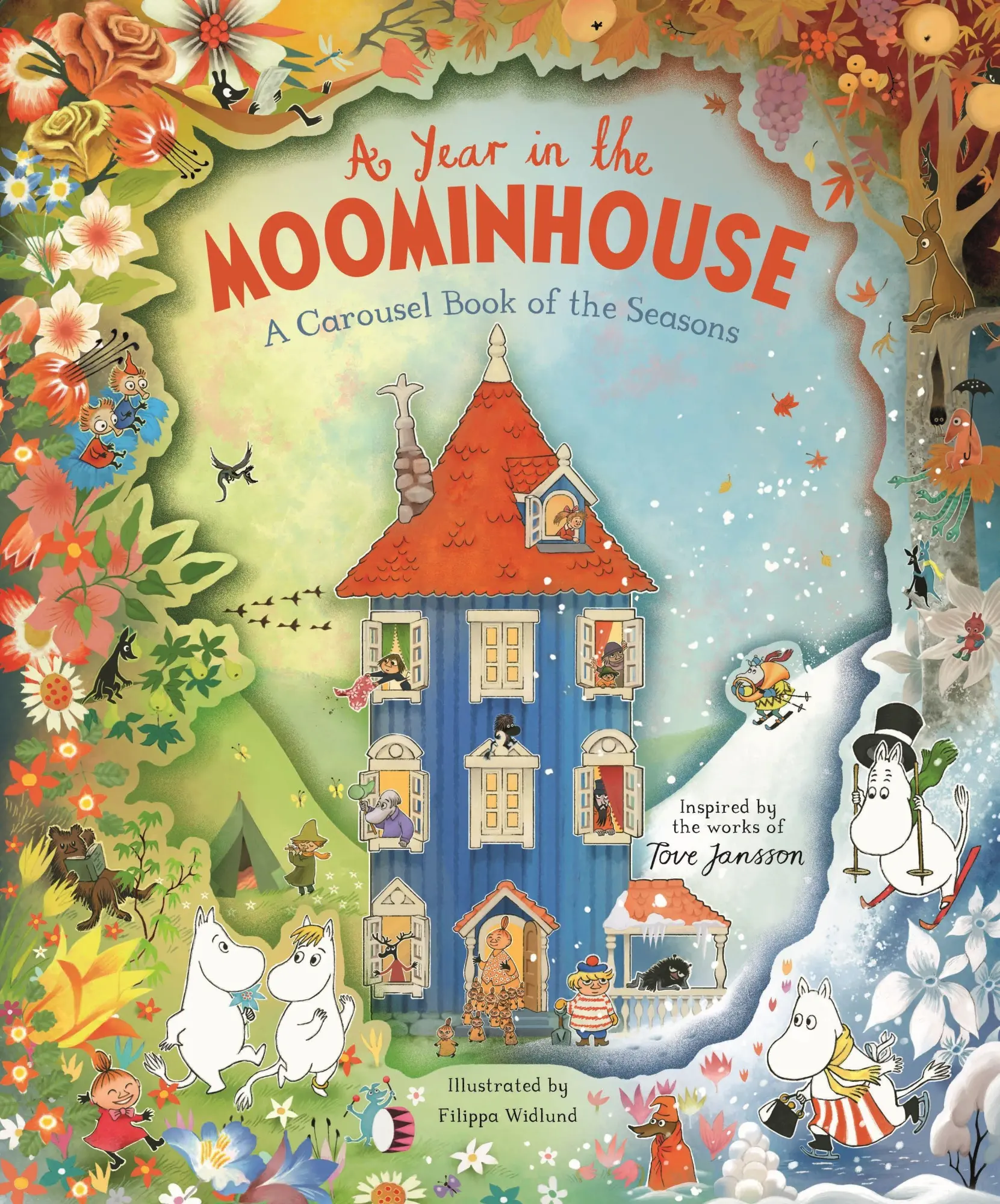 Cover: 9781509853595 | A Year in the Moominhouse | A Carousel Book of the Seasons | Jansson