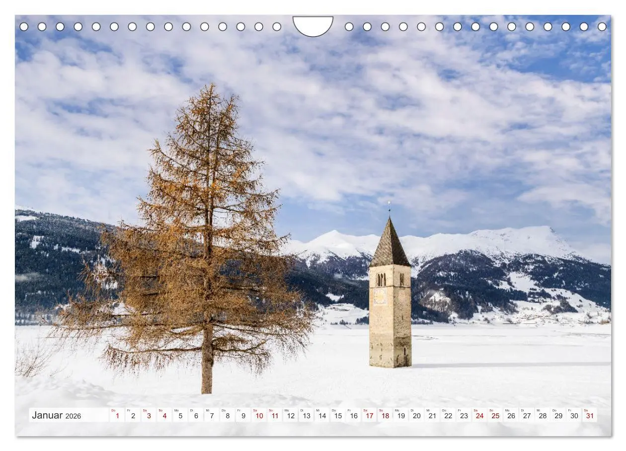 Bild: 9783457323595 | MAGISCHES SÜDTIROL (Wandkalender 2026 DIN A4 quer), CALVENDO...