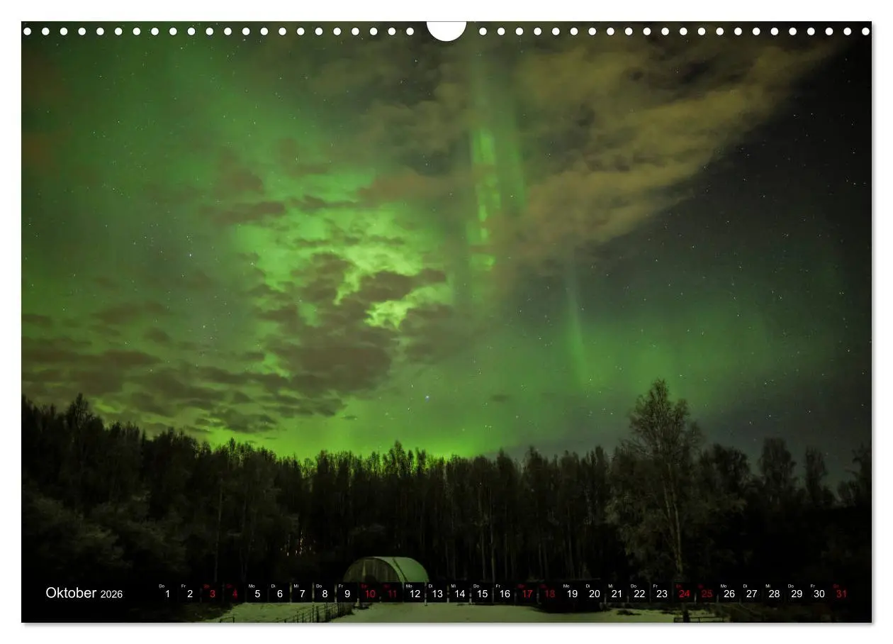 Bild: 9783457873595 | Aurora in Alaska (Wandkalender 2026 DIN A3 quer), CALVENDO...