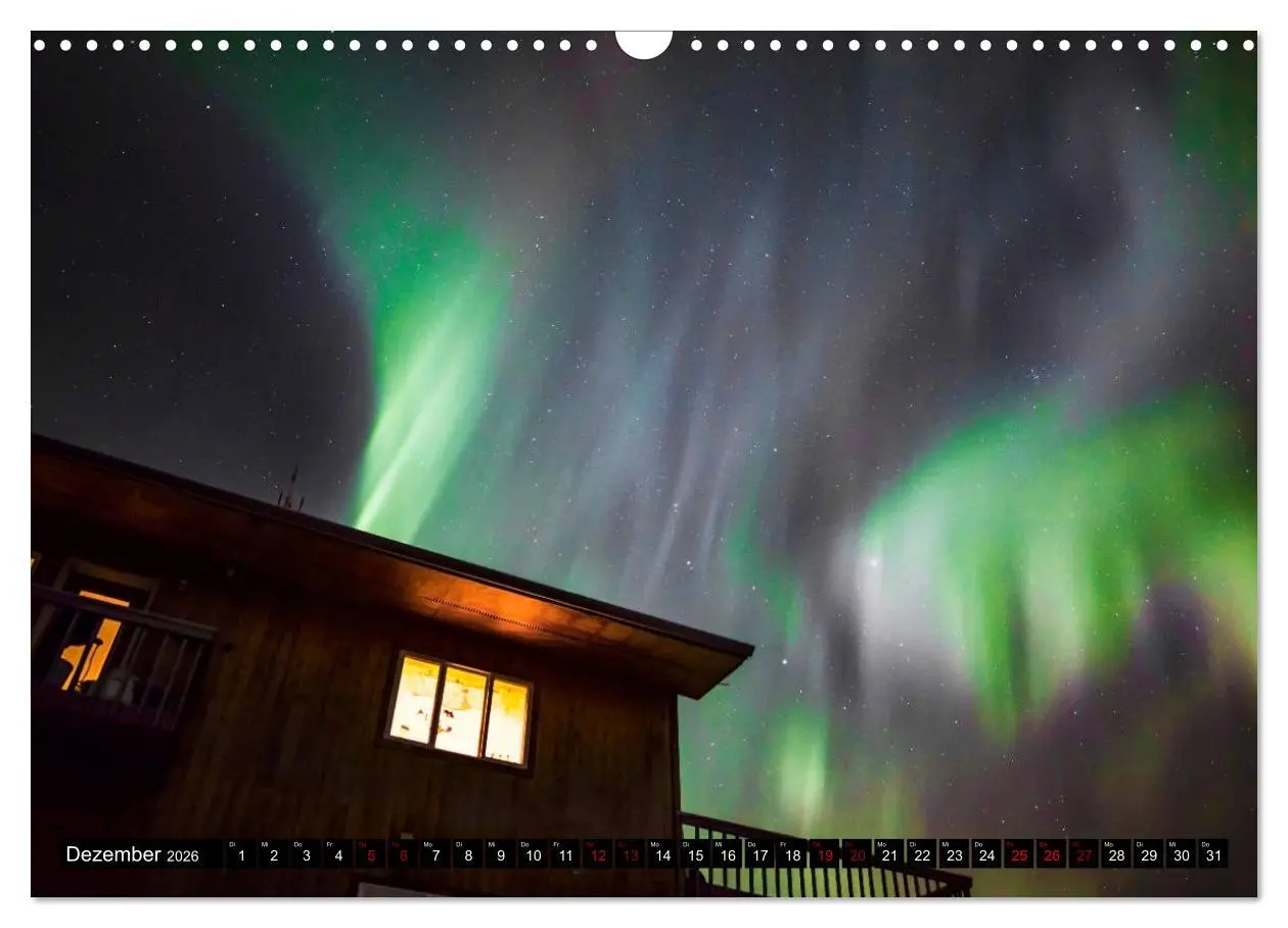 Bild: 9783457873595 | Aurora in Alaska (Wandkalender 2026 DIN A3 quer), CALVENDO...