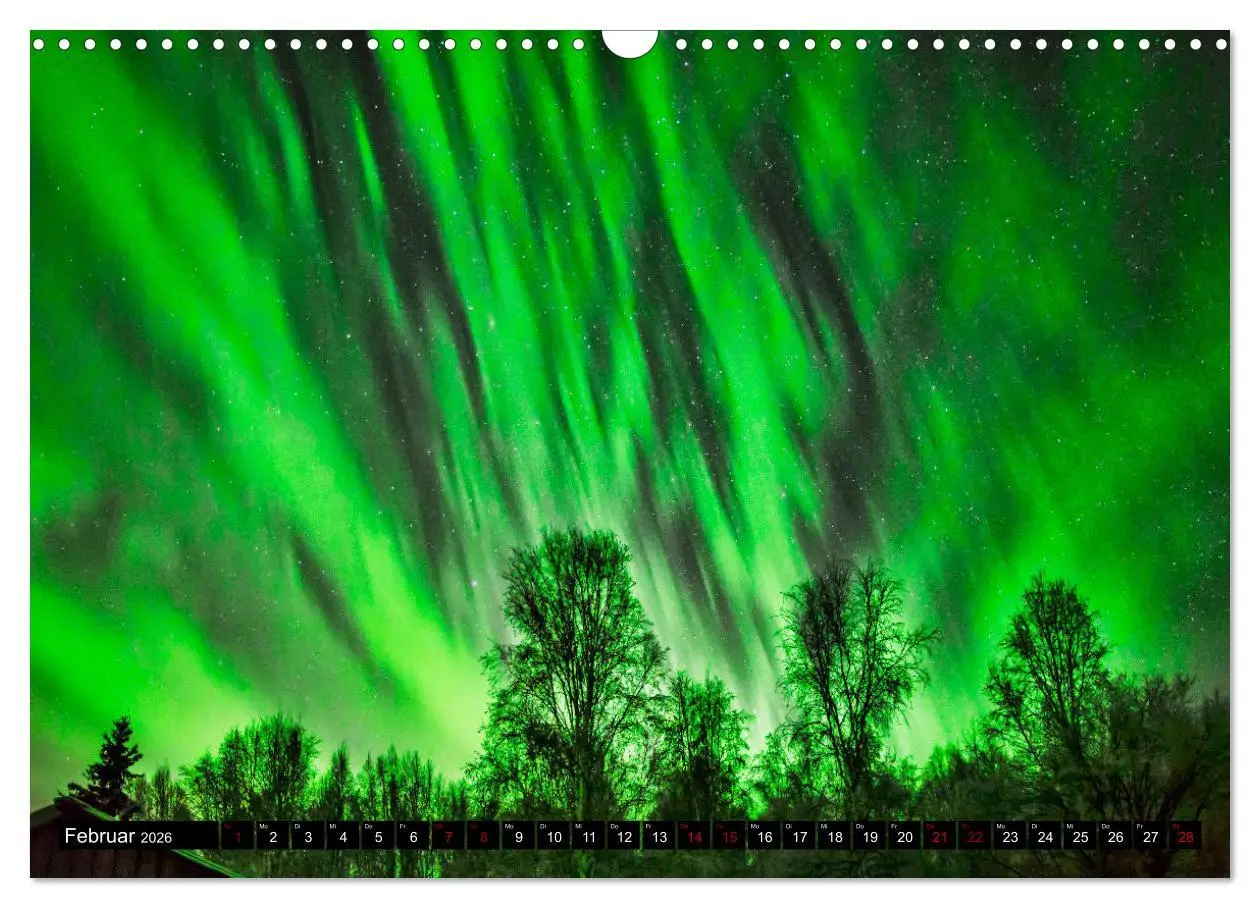 Bild: 9783457873595 | Aurora in Alaska (Wandkalender 2026 DIN A3 quer), CALVENDO...