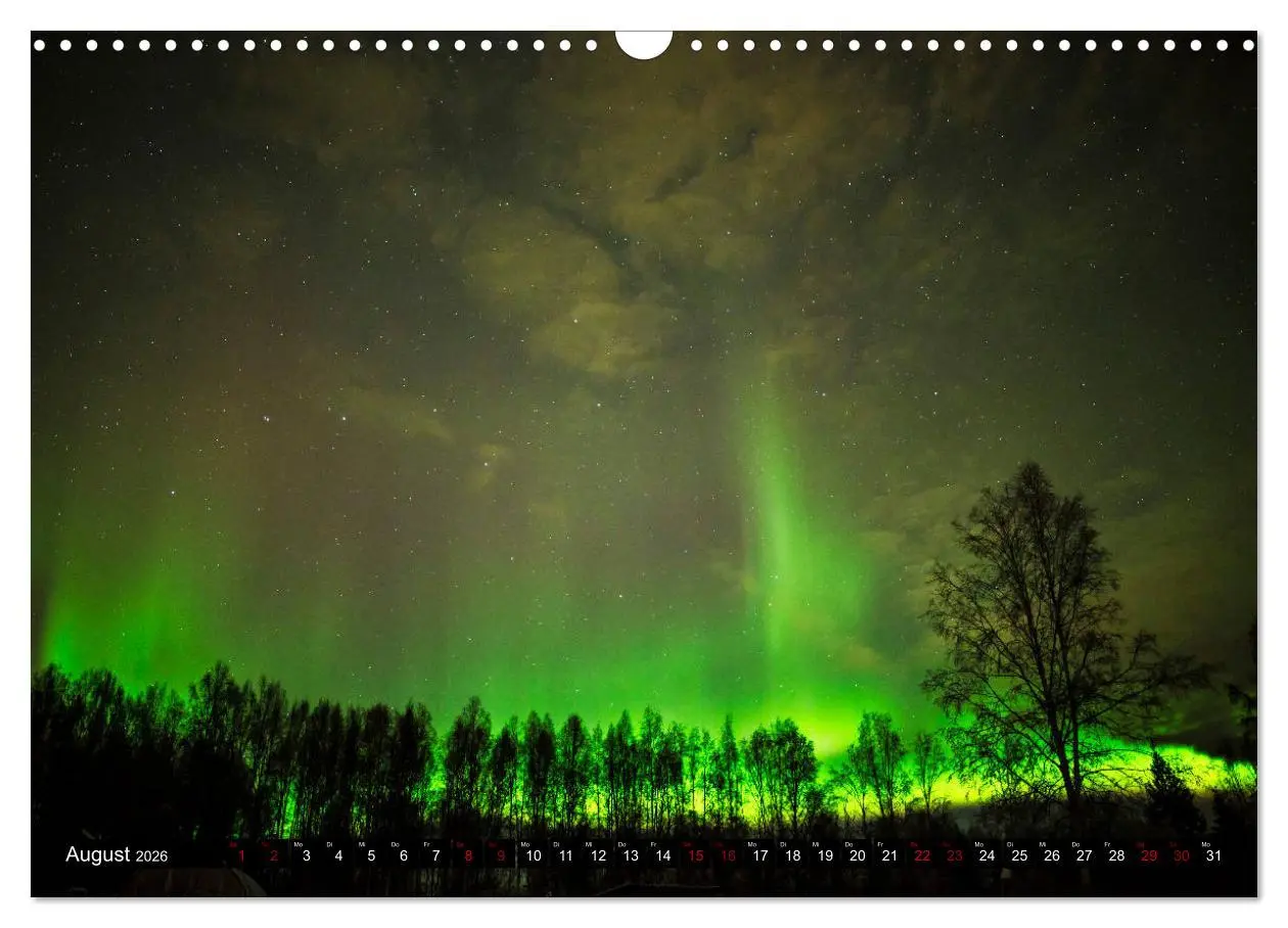 Bild: 9783457873595 | Aurora in Alaska (Wandkalender 2026 DIN A3 quer), CALVENDO...