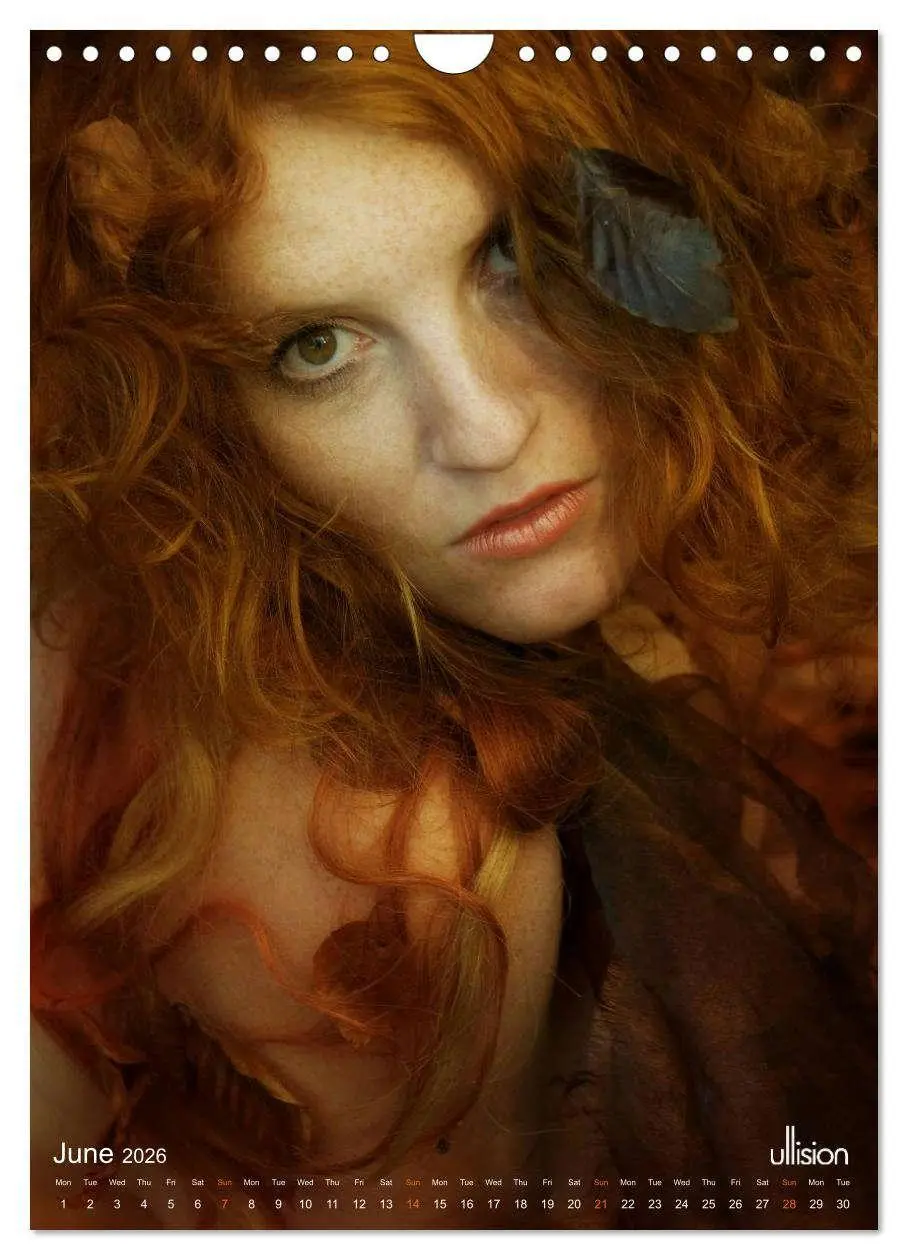 Bild: 9783516583595 | The stunning beauty of REDHEADS (Wall Calendar 2026 DIN A4...