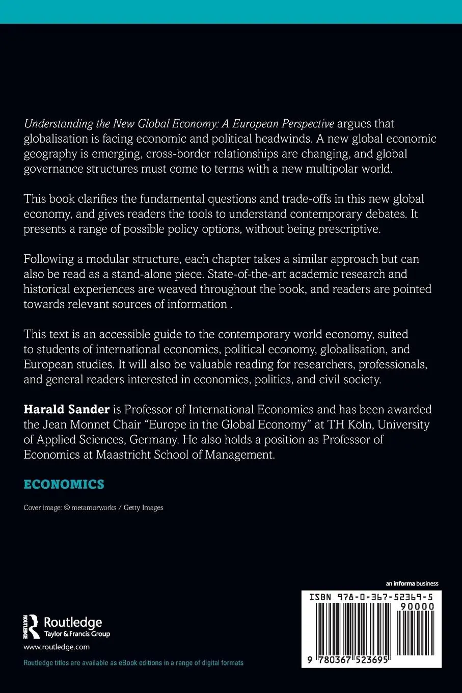 Rückseite: 9780367523695 | Understanding the New Global Economy | A European Perspective | Sander