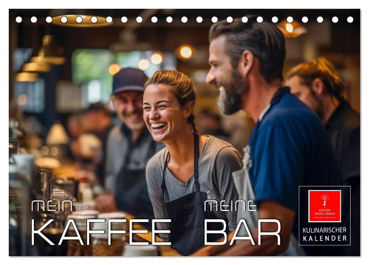 Cover: 9783457483695 | Mein Kaffee meine Bar (Tischkalender 2026 DIN A5 quer), CALVENDO...