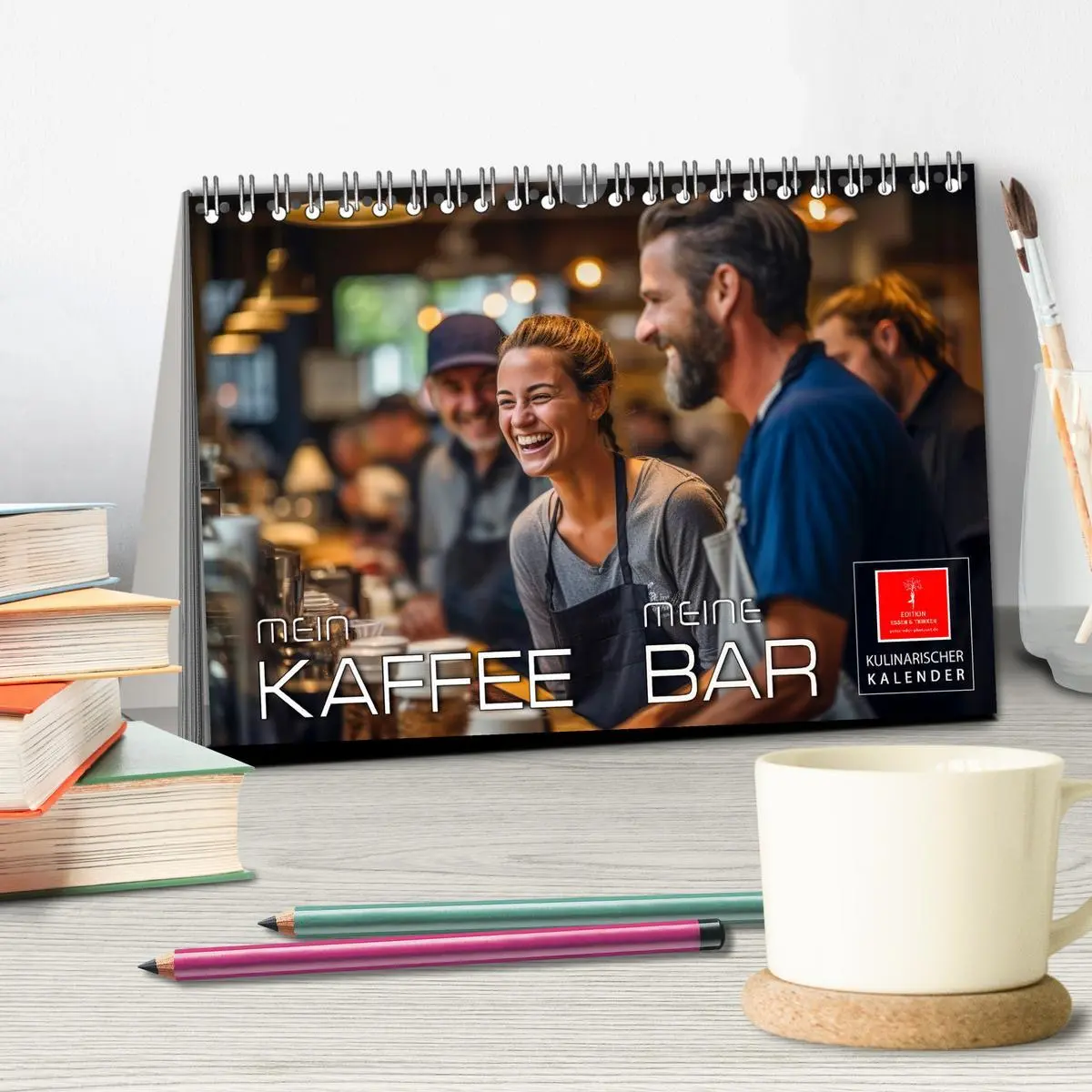 Bild: 9783457483695 | Mein Kaffee meine Bar (Tischkalender 2026 DIN A5 quer), CALVENDO...