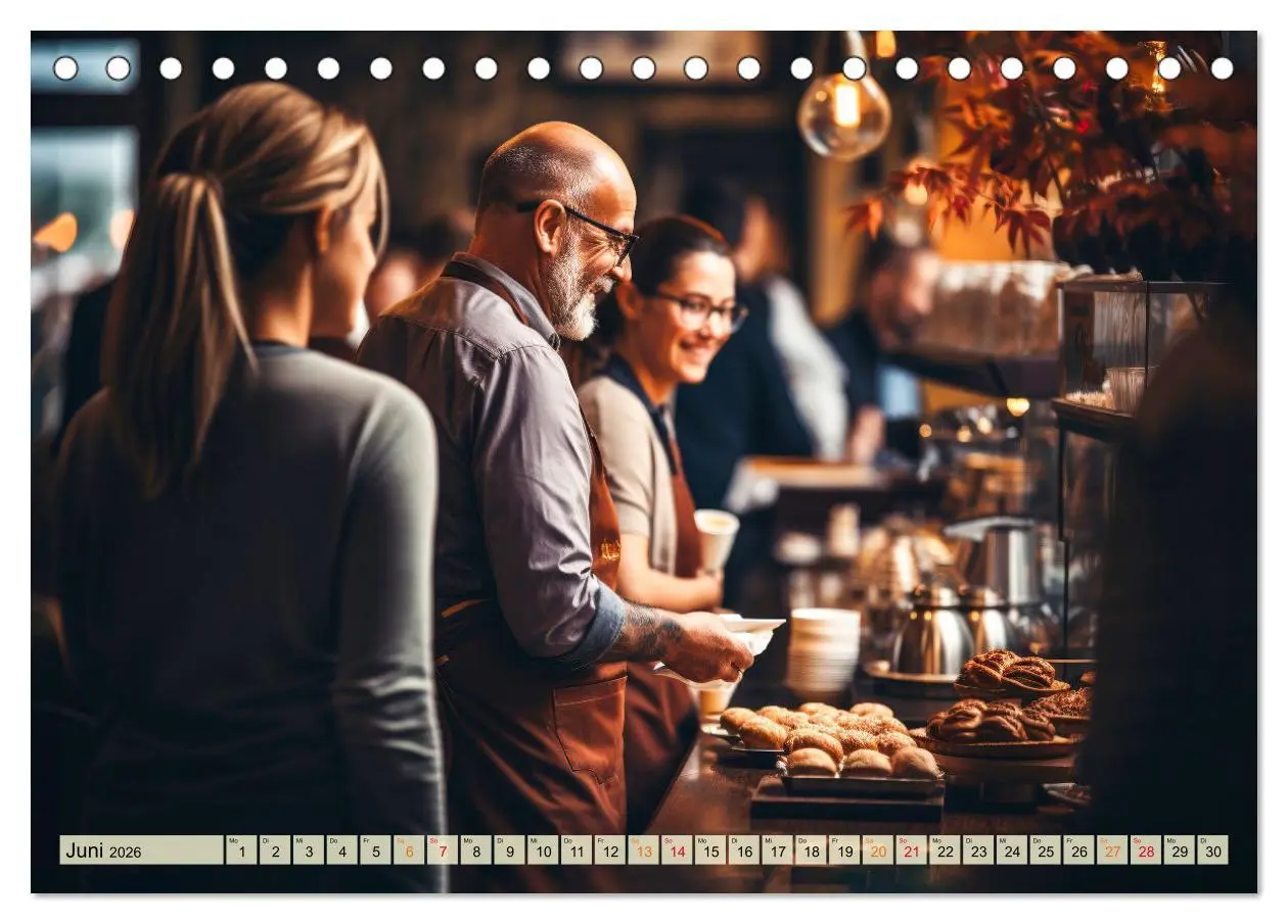 Bild: 9783457483695 | Mein Kaffee meine Bar (Tischkalender 2026 DIN A5 quer), CALVENDO...