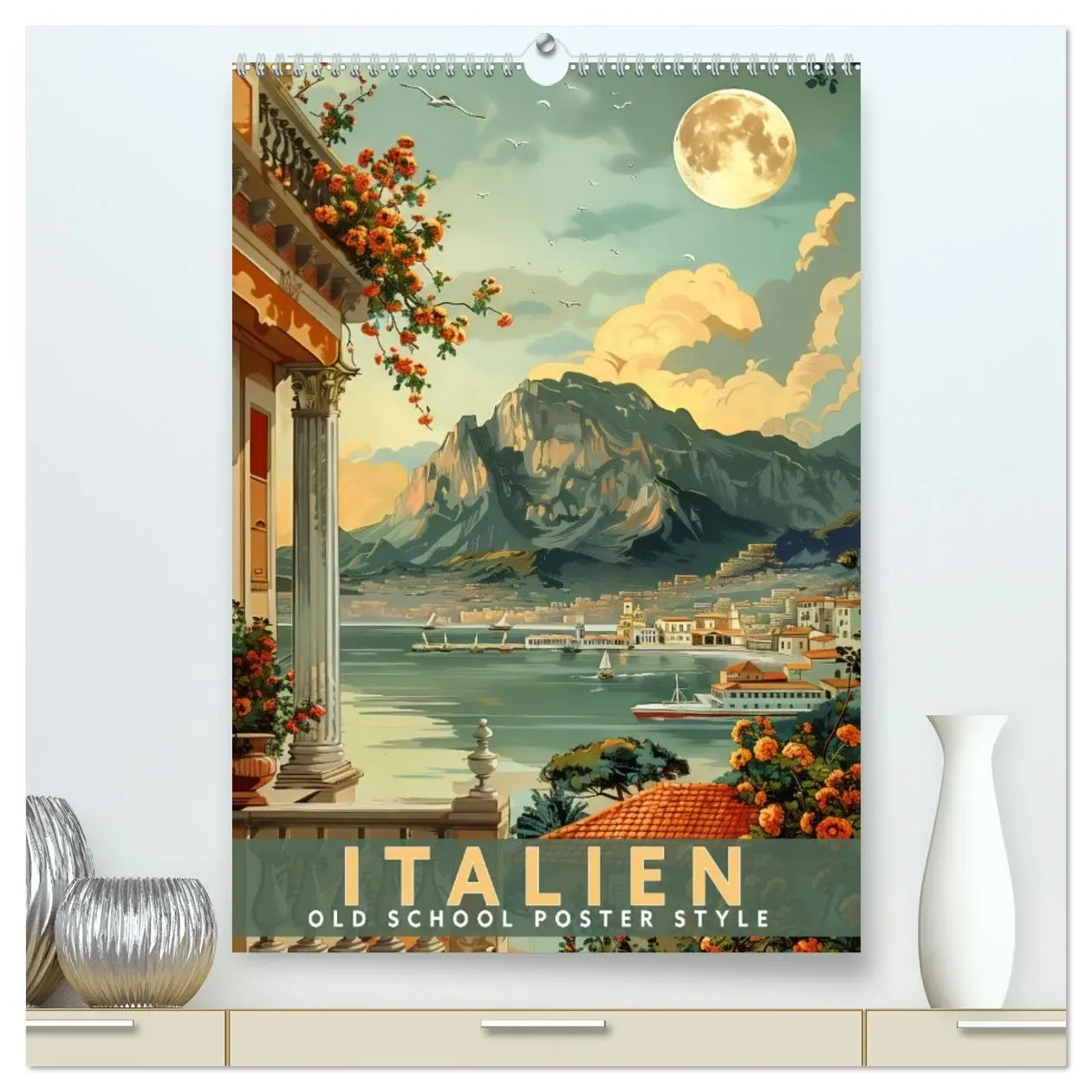 Cover: 9783516263695 | Italien - Old School Poster Style (hochwertiger Premium...
