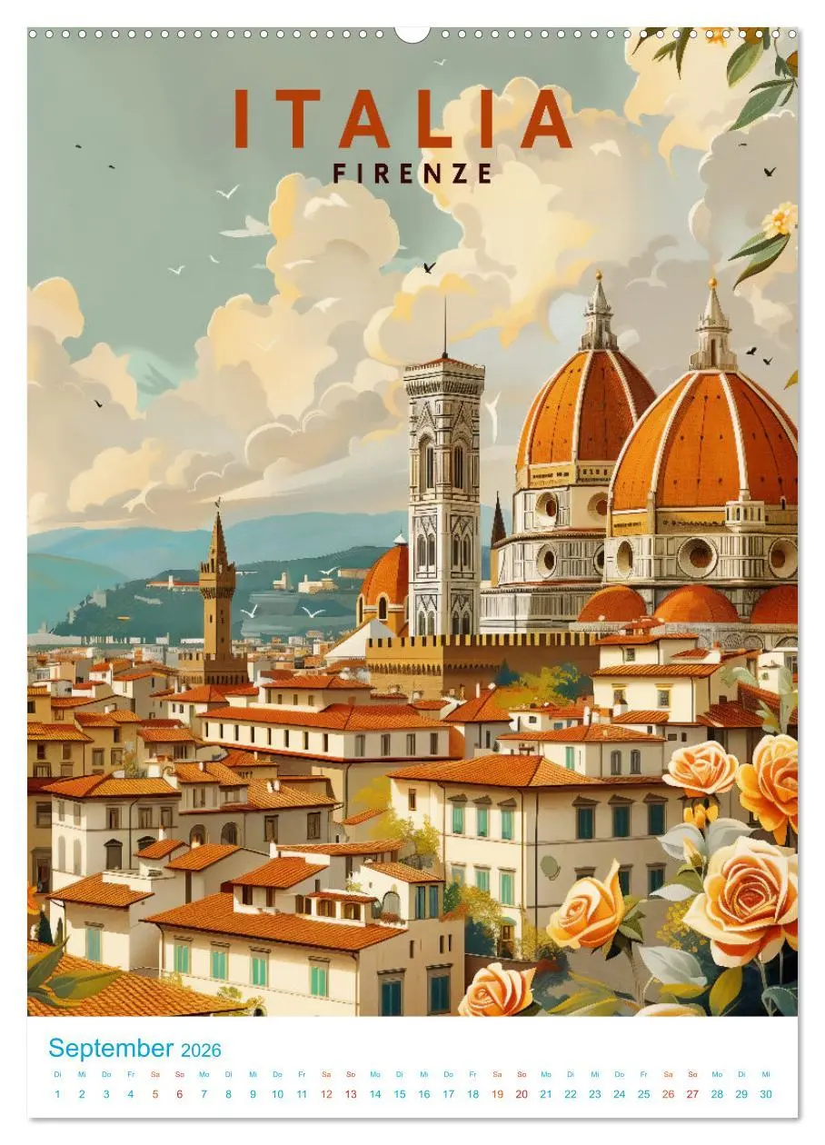 Bild: 9783516263695 | Italien - Old School Poster Style (hochwertiger Premium...