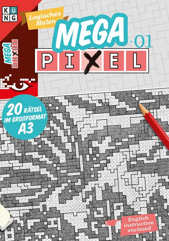 Cover: 9783905573695 | Mega-Pixel 01 | limitierte Auflage | Conceptis Puzzles | LOSEBL | 2024