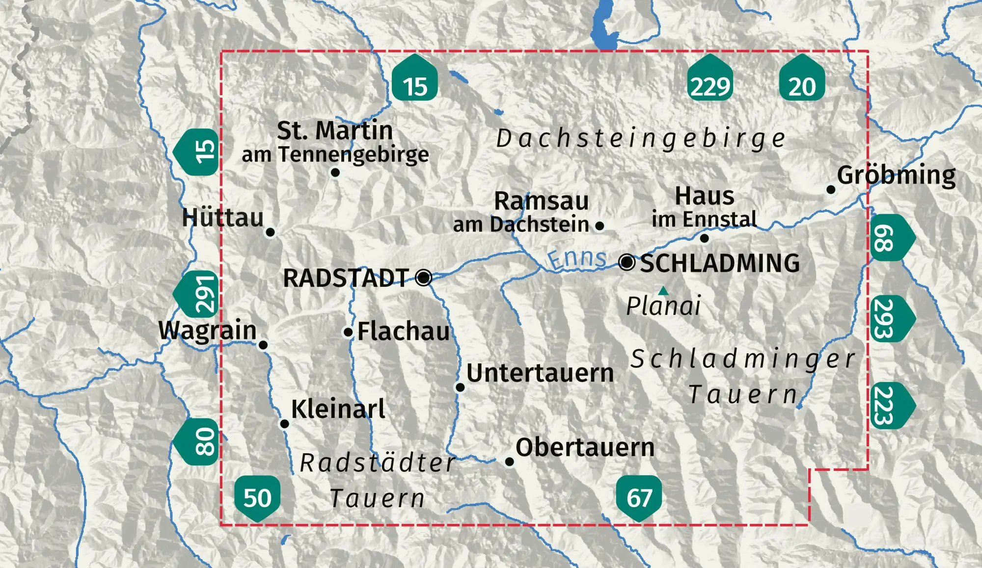 Bild: 9783991543695 | KOMPASS Wanderkarte 31 Radstadt, Schladming, Flachau 1:50.000 | 2025