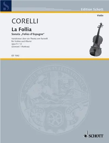Cover: 9790001033695 | La Follia | Arcangelo Corelli | Buch | 20 S. | Deutsch | 1981