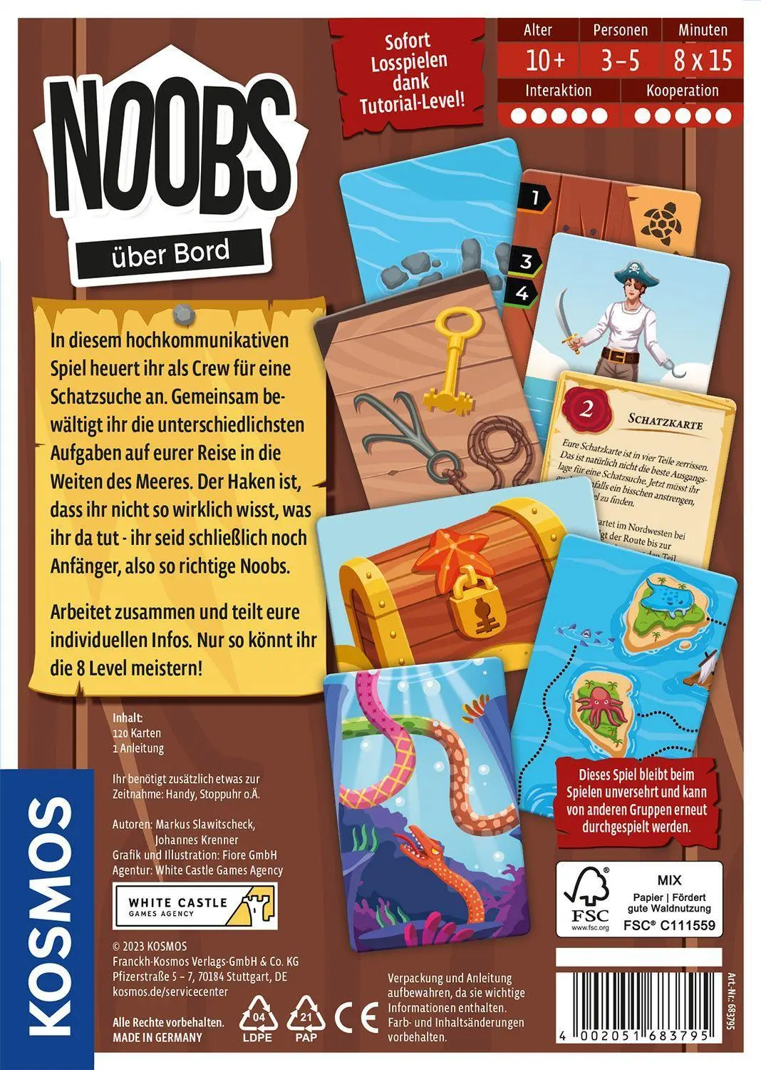 Bild: 4002051683795 | Noobs über Bord | Spiel | Spiel | Brettspiel | 683795 | Deutsch | 2023