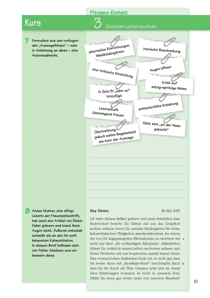 Bild: 9783129303795 | Texte analysieren und verfassen - Klasse 8-10 - Deutsch | Taschenbuch