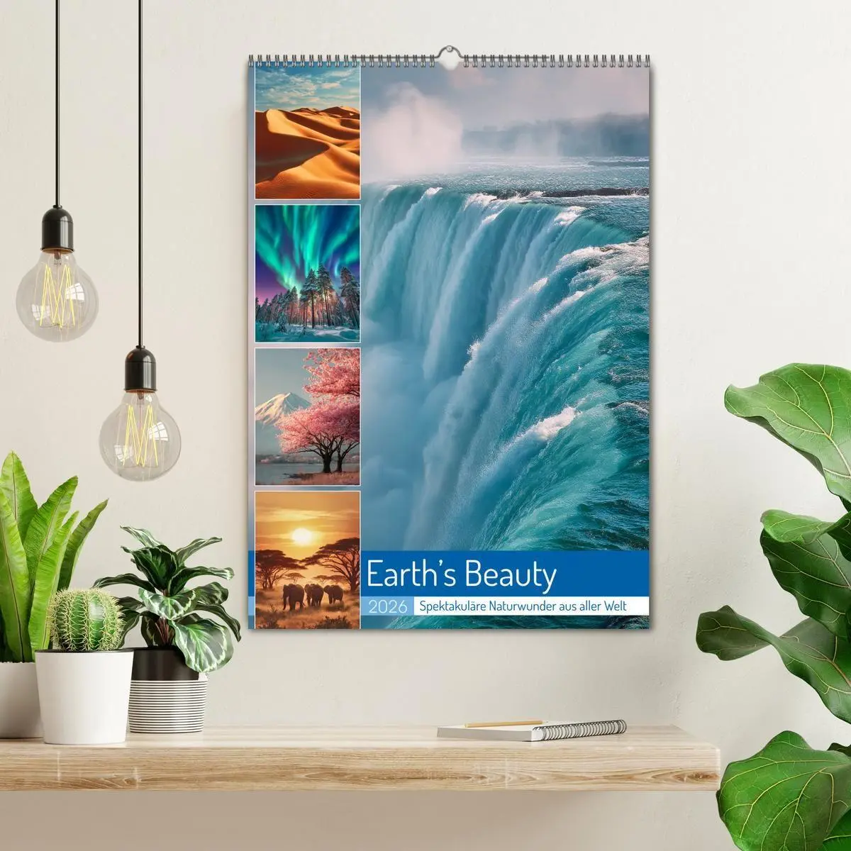 Bild: 9783516703795 | Earth's Beauty (Wandkalender 2026 DIN A2 hoch), CALVENDO...