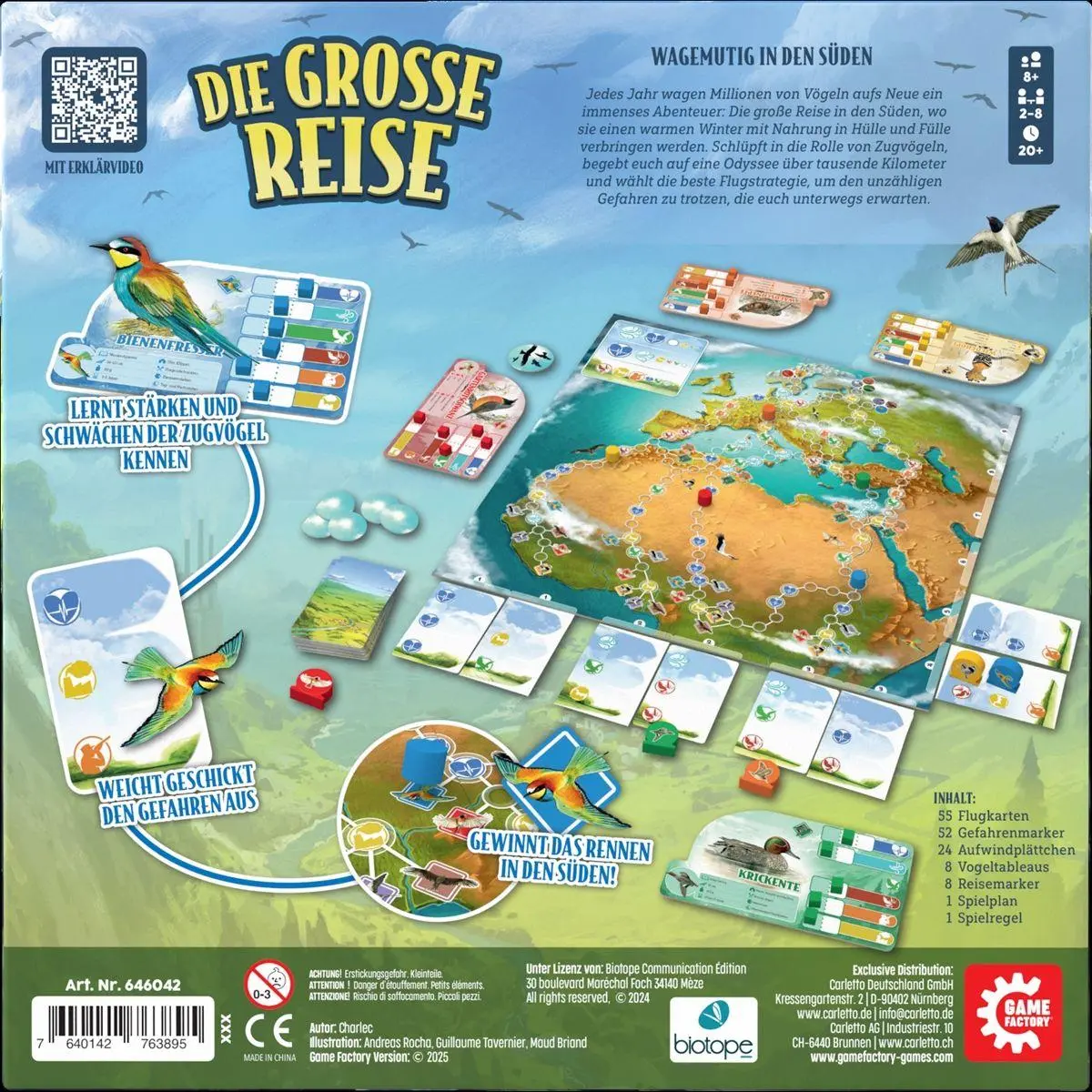 Bild: 7640142763895 | Die Grosse Reise | Herausgegeben von GAME FACTORY | Spiel | 646042