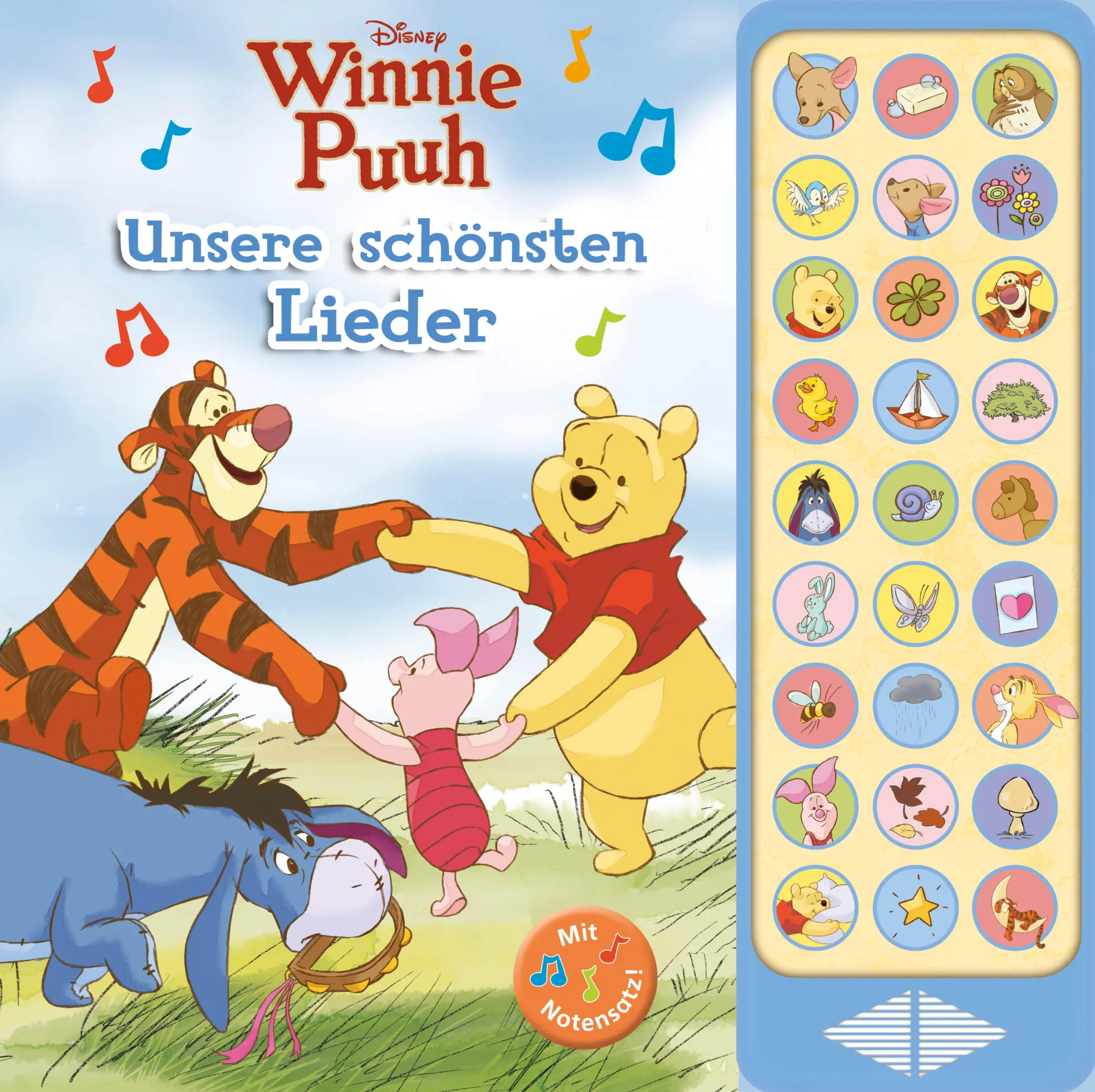 Cover: 9781503713895 | Disney Winnie Puuh: Unsere schönsten Lieder - 27-Button-Soundbuch