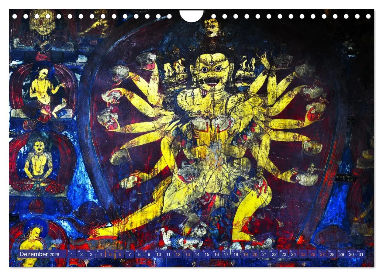 Bild: 9783457913895 | Mystische Wesen - Buddhistische Kunst im Himalaya (Wandkalender...
