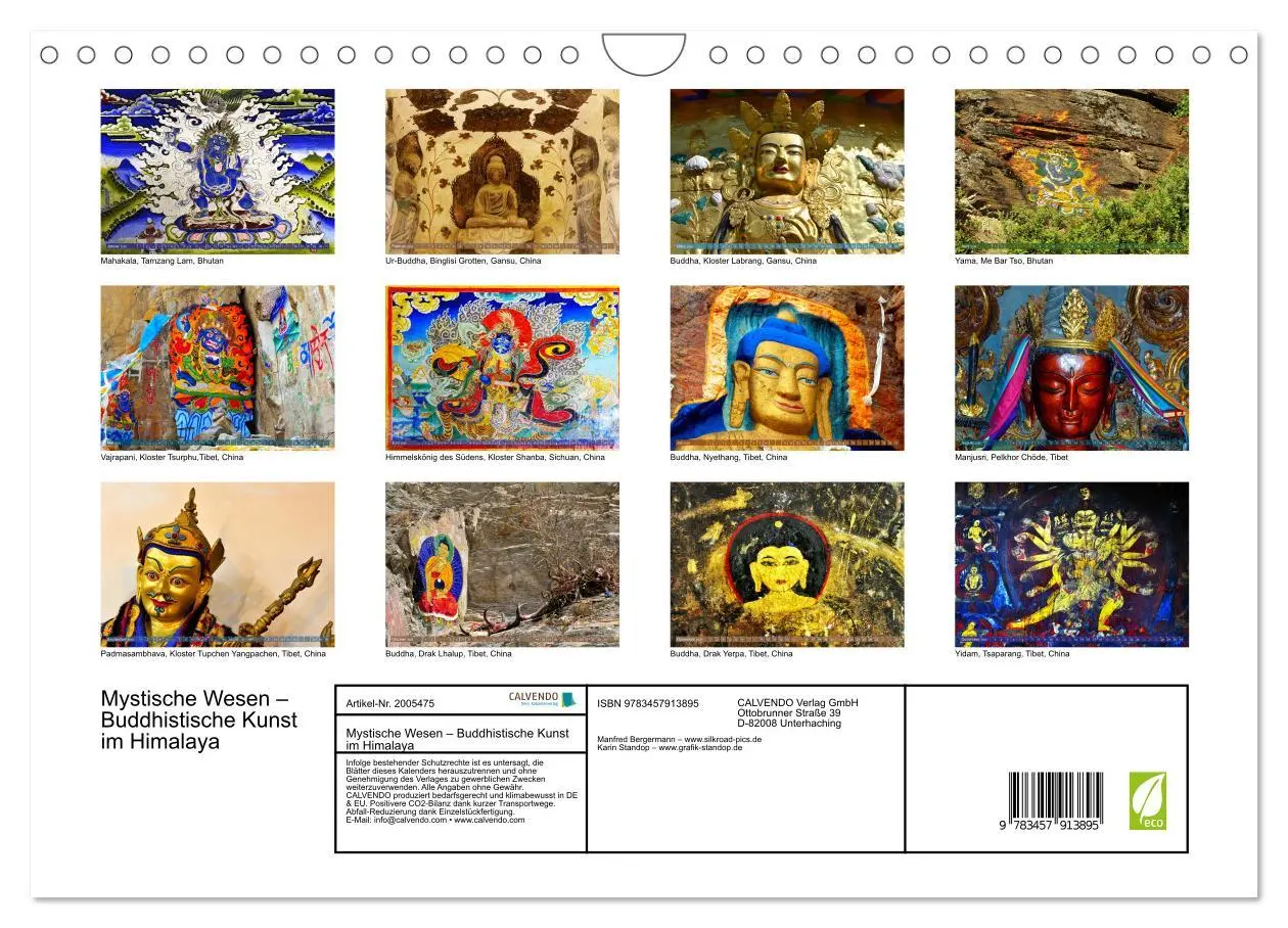 Bild: 9783457913895 | Mystische Wesen - Buddhistische Kunst im Himalaya (Wandkalender...