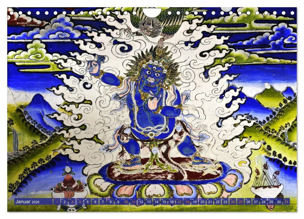 Bild: 9783457913895 | Mystische Wesen - Buddhistische Kunst im Himalaya (Wandkalender...