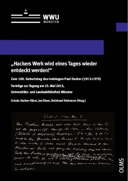 Cover: 9783487163895 | "Hackers Werk wird eines Tages wieder entdeckt werden!" | Taschenbuch