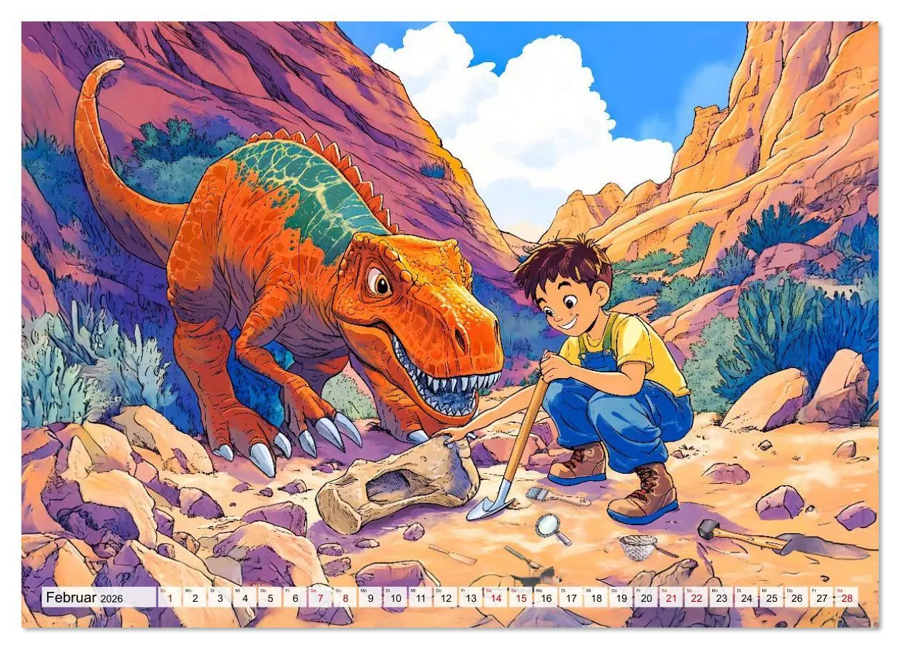 Bild: 9783516623895 | Abenteuer mit Dinosauriern - Tolle Dino-Freunde für das Jahr...