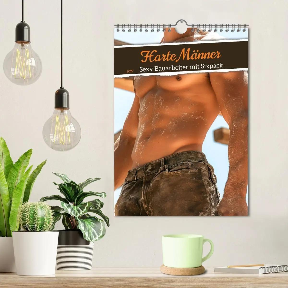 Bild: 9783516933895 | Harte Männer - Sexy Bauarbeiter mit Sixpack (Wandkalender 2027 DIN...