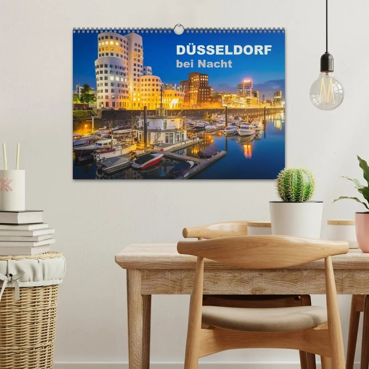 Bild: 9783594083895 | Düsseldorf bei Nacht (Wandkalender 2027 DIN A3 quer), CALVENDO...